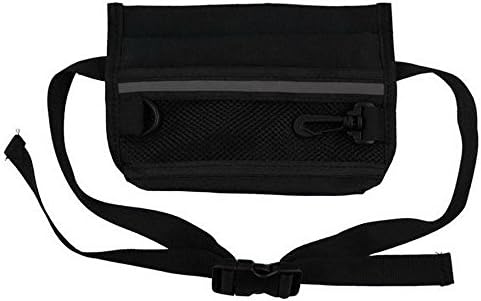 Tping Professional Pet Dog Treat Bait Waist Puppy Reward Based Training Bag with Buckle Belt Snack Holder Outdoor Hanging Pockets - Black