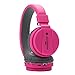 Produktbild samLIKE Kabellos Bloothooth Over-Ear Kopfhörer, Metallisches Surround Sound Noise Reduction Headset für PC, Switch, Laptop, Tablets, Handy, ps4 usw ( Rosa)