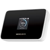 Mercusys MT115 | 4G LTE Mobil Wi-Fi 6 Taşınabilir Modem | 150 Mbps 4G Hızı | 2400 mAh Pil ile 10 Saat Kullanım | Bilgi Ekranl