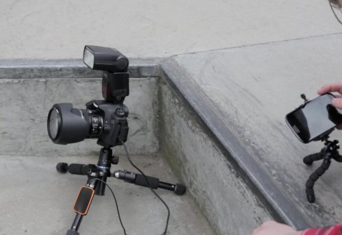 XSories Weye-Feye 1 1 P  riph  rique g  n  rateur de r  seau Wi-Fi pour R  flex Canon Nikon - Gestion du r  flex via son smartphone ou tablette - Orange