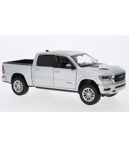 Modelauto Dodge Ram Laramie 2019 black | Gemaakt van metaal