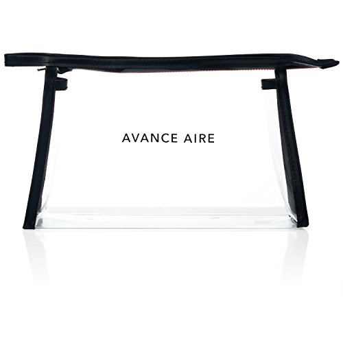 AVANCE AIRE Kulturbeutel transparent – 1 Liter Volumen – Handgepäck Makeup Bag - 2