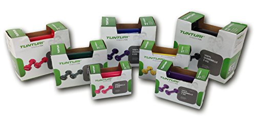 Tunturi Kurzhanteln, Vinyl 0,5 – 5,0 kg - 4