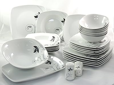 Topkapi Service de table 28 pièces "Bela Flor" TK-969, pour 6 personnes