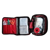 Tamano: 18X13X6CM TOOGOO(R) 11pzs Juego de primeros auxilios portatil para deportes viaje al aire libre, supervivencia de emergencia, interior o bolsa del paquete del tratamiento del coche