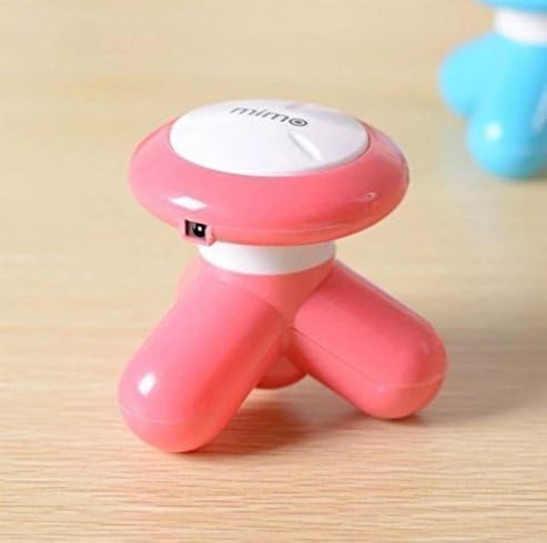UChic 1Pcs New Mini Creative USB Battery Full Body Neck Waist Back Shoulder Massage Healthy Care Triangle Handled Massager Color Random