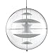 Price comparison product image VerPan 10400000001 Pendant Light VP Globe Glass (1969) Acrylic Glass Ball Transparent  ø 50 cm Hanging Length 400 cm Glass Elements White