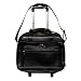 Leather World Trendy Black Genuine Leather Overnight Luggage Bag Office bags Briefcase Valentine Day Gifts RS.6199.00