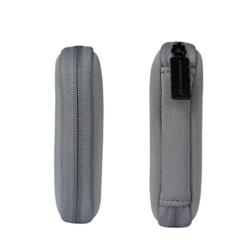 BUBM Soft Mini Tasche Aufwahrungstasche mit 6 Kapazität für USB Drive Shuttle (Grau) - 3