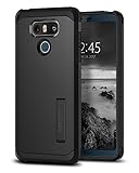 Spigen Tough Armour LG G6 Coque/G6 Plus Coque avec Béquille renforcé et Heavy Duty Protection et Technologie Coussin D'air pour LG G6 (2017)/LG G6 Plus – Noir