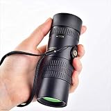 ★ Super Clear Telescope Optics Zoom Monocular: Ampliación 10X - 100X Telescópica escalable y 30 mm de objetivo de objetivo de diámetro, Óptica multicapa garantizada superior transmisión de luz y brillo, All-Optical FMC multicapa Banda ancha de color verde película recubierta con Bak-4 prismas