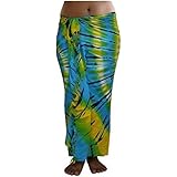 circa 100 modelli in negozio Sarong, telo mare pareo Gonna blu giallo verde Sar73