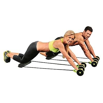 Sungmor Équipement sportif pour muscles abdominaux Professionnel AB Avec roues Machine d'entraînement Idéal pour hommes et femmes Maison Gym Traction Amincissement du tour de taille