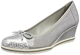 tamaris sandalen keilabsatz blau Weicher Gehcomfort Tamaris Damen 22461 Pumps, Blau (Steel STR.Comb), 39 EU
