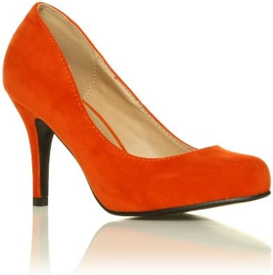 WOMENS LADIES STILETTO HEELS PARTY HIGH HEEL SHOES OFFICE COURT PUMPS SIZE 3-8