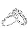 Produktbild Summens Paar Ringe 925 Sterling Silber Schmuck Weben Diamant Partnerringe Damen Ringe Herren Ringe Hochzeitsring für Liebespaar