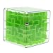 Price comparison product image MMRM 3d Maze Magic Cube Labyrinth RollingToy Challenging Puzzle Game for Adult Children - Green