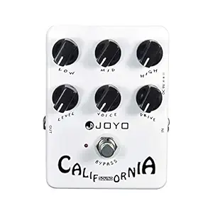 Joyo JF-15 California Sound Effects Pedal with Modern Ultra-High Gain Amp Simulator and Unique Voice Control