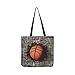 Produktbild Basketball Embedded Steinboden Leinwand Tote Handtasche Umhängetasche Crossbody Taschen Geldbörsen Für Männer Und Frauen Einkaufstasche