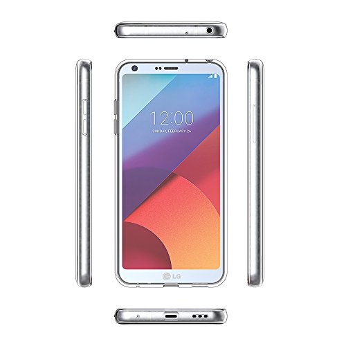 LG G6 Hülle Case, Elekin LG G6 Case silikon Hülle Crystal Clear Premium Durchsichtig Handyhülle Backcover Durchsichtig hülle Transparent Case Schutzhüllen TPU Case für LG G6 - 8