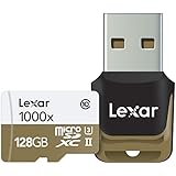 Lexar Professional 128 GB Class 10 High Performance Micro SDHC UHS-II Memory Card with Reader