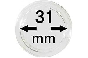 LINDNER Original myntkapslar innerdiameter 31 mm, 10 förpackning