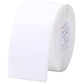 NIIMBOT T25*38+40 100 adet Kablo i&ccedil;in Beyaz Etiket (B1,B21S,B3S)