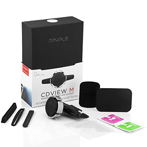 Original PPYPLE CD VIEW-M Magnet universal CD Schlitz Autohalterung KFZ Auto Handy Halter Halterung Car Mount Smartphone fÃ¼r Handy, Smartphone, Navi usw.
