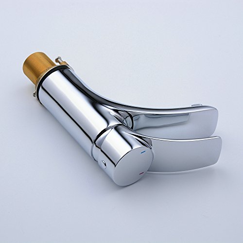 Beelee BL6786 Messing Chrom Wasserhahn Einhebelmischer Waschtischbatterie Waschtischarmatur Handwascharmatur Bad Armatur Normaldruck-Waschbeckenarmatur Badarmatur - 9