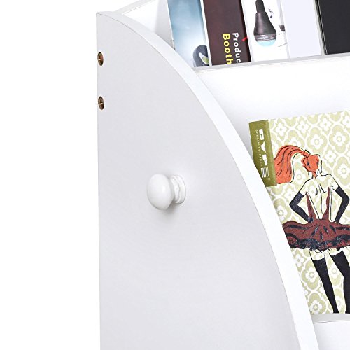 HOMFA Meuble de Rangement Jouets Etagère de Jouets de 5 Etages en Textile Non-tissé pour Jouets et Livres Chambre d'enfant(82,5 * 29,5 * 97,5 cm)