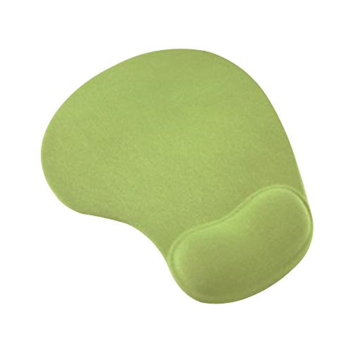 Cuitan Silikon Mauspad mit Handauflage, Rutschfeste Komfort Anti-Müdigkeit Mausmatte Mouse Pad Handgelenkstütze Handgelenkauflage Handballenauflage Mat für Laptop, Notebook, Computer, PC - Gras Grün