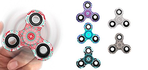 KOTiger Coloful Hand Fidget Spinner Spielzeug für Kinder Adult Stress reduzieren Umleitung Aufmerksamkeit - 3