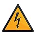 Produktbild FIXMAN 346548 Warnschild vor elektrischem Strom 100 x 100 mm, selbstklebend