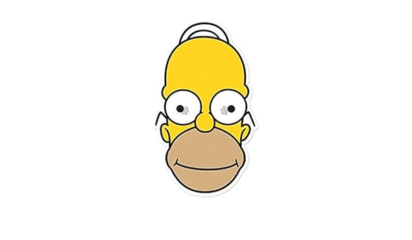 maschera di bart simpson