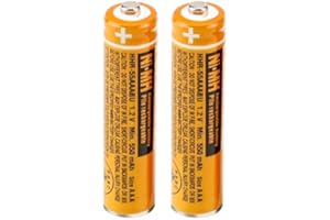 JAPUSOON NI-MH AAA Rechargeable Battery 2 Pack 1.2V 550mAh AAA Rechargeable Batteries for Panasonic BT Gigaset Cordless Phones