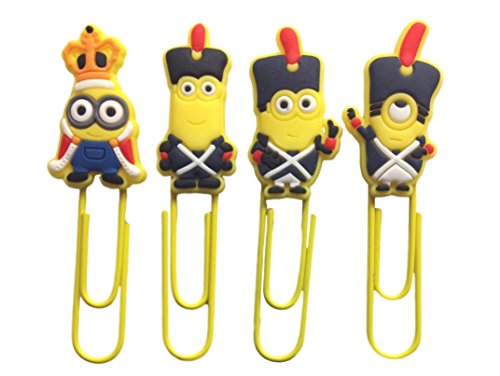 Despicable Me Bookmark / Paper Clip Soldier Set - UK Shipped