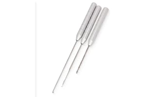 WUMZIRA 3 Piezas Agujas para Cebo,Cebo Aguja para Equipo De Pesca, Carpfishing Accesorios, Aleación De Aluminio Pesca Cebo Aguja Set, Accesorios De Pesca Kit Aguja De Cebo De Aparejo De Pesca(3 Shape)