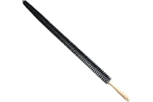 FACULX Heizkörper-Reinigungsbürste, 70 cm/75 cm, lang, flexibel, mit Holzgriff, Reinigungsbürste für Mikrofaser, Staubborstenbürste (75 cm)