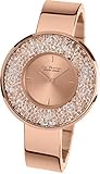 JACQUES LEMANS Damenuhr La Passion  Metallband massiv Edelstahl ip-rosé  Swarovskisteine LP-131B