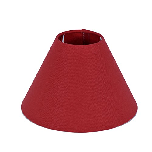 Lampenschirm Cotton Leinen Rot TL 20-8-13