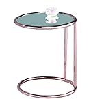 La mesa auxiliar Mia tiene un glamoroso estilo contemporáneo.