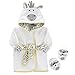 Produktbild Just Born 5133R Baby-Bademantel, Handtuch, Zebra-Design