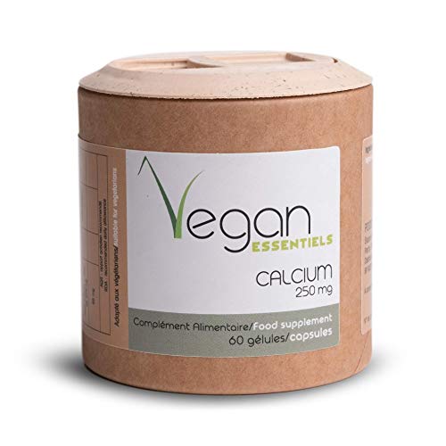 Calcium - Complément Alimentaire Vegan - 60 gélules Vegan Essentiels by Argalys