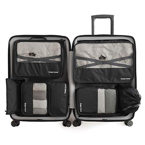 Ensemble de Organisateurs de Voyage emballant des Cubes Sac de blanchisserie Bagage Sacs de Compression Sac dans Le Sac Organisateur pour des vêtements, Mogomiten, 7 ensembles/ 8 ensembles envoient au