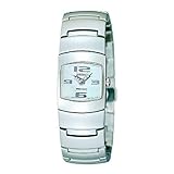 Seiko SUJ589 – Uhr mit Edelstahlarmband für Damen, Weiß/Grau