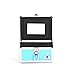 Urbanity Aluminium Makeup Cosmetics Vanity Case Beauty / Jewellery Box Diamond Blue
