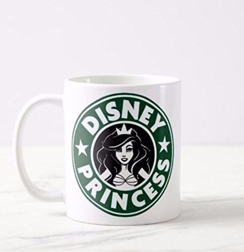 Genuine_Mugs Starbucks Style Disney Princess Mug Coffee Tea Cup Birthday Present Gift for Her