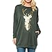 Produktbild Subfamily-P & S & O Freche Doppel Weihnachten Pullover Jumper Frauen Männer Liebhaber Paar Sweatshirt Twin Top Santa Druck Bluse Tops