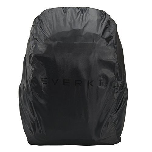Everki Concept – Premium Laptop Rucksack für Notebooks bis 17,3 Zoll (43,9 cm) mit patentiertem Ecken–Schutz–System, Brillen-Hartschalenfach und weiteren hochwertigen Funktionen, Schwarz - 9