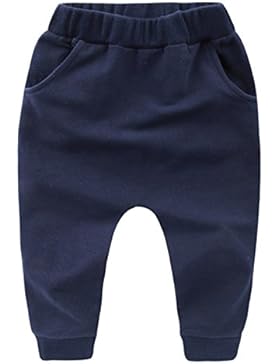 Happy Cherry Jungen Kids Hose Sweathose Sprothose Freizeithose Sweatpants (für Körpergröße 85-130cm)
